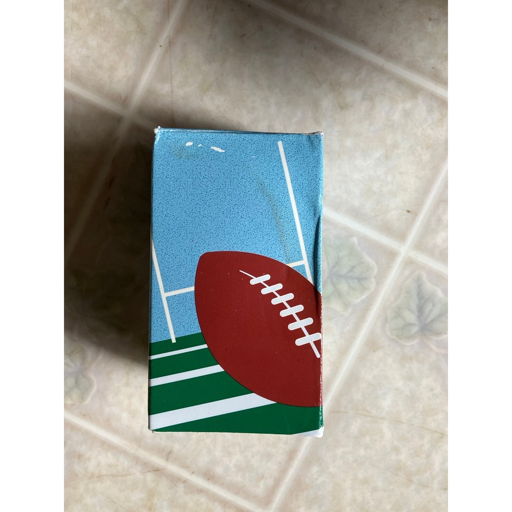 vintage  avon triumph soap on a rope football‎ shape soap new in the box